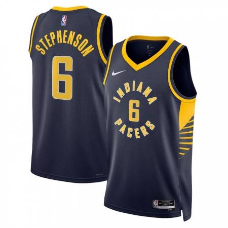 Dres Indiana Pacers Lance Stephenson 6 Nike 2022-23 Icon Edition Navy Swingman